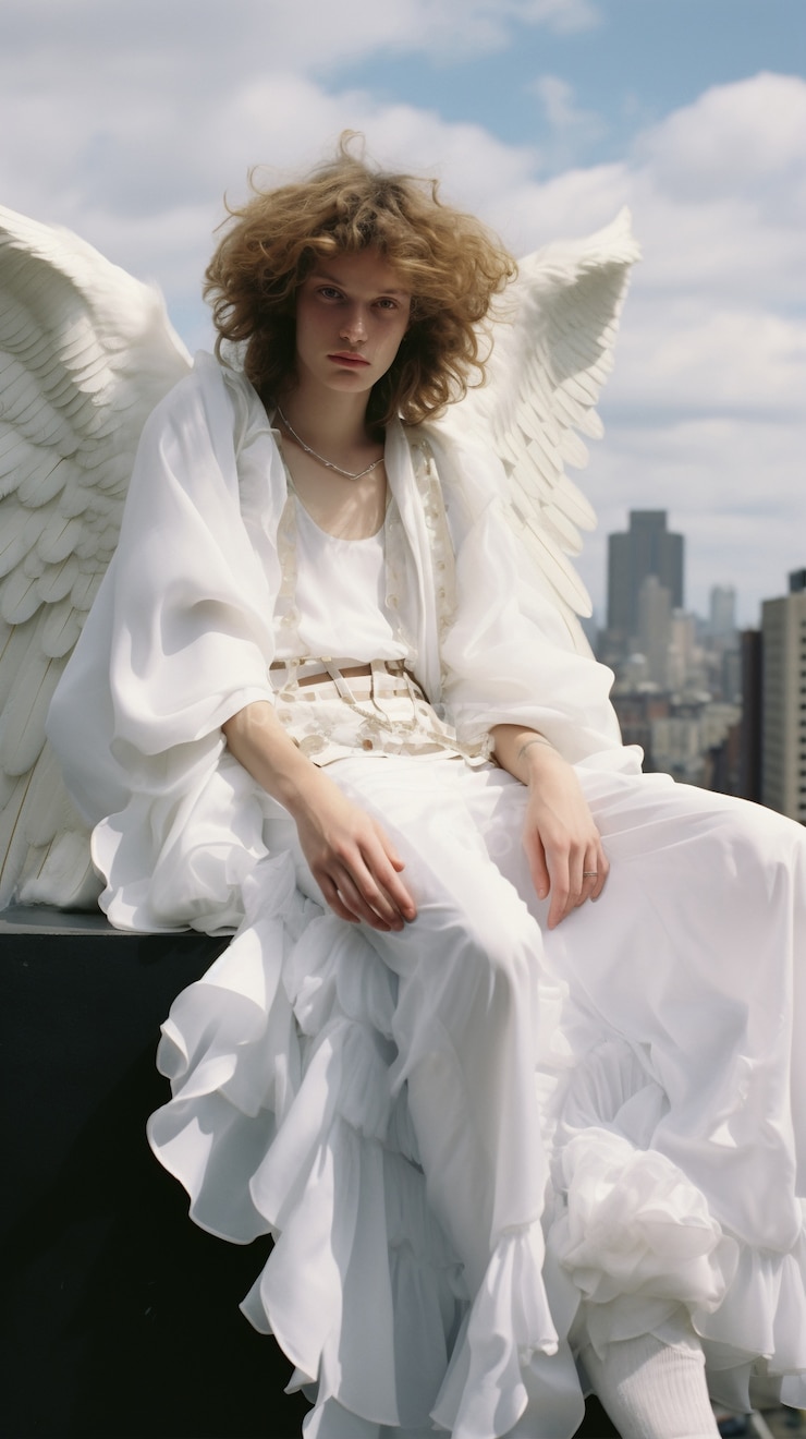 Free Photo angel ai generated