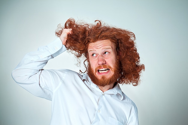 Free Photo The Angry Man Tearing His Hair Free Photo The Angry Man Tearing His Hair