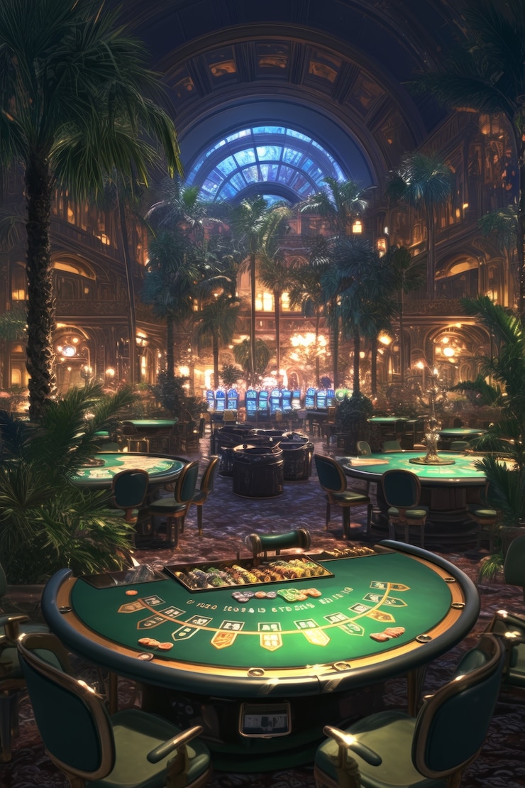 Free Photo anime casino illustration
