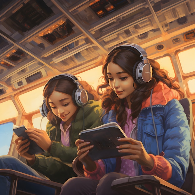 anime character traveling
