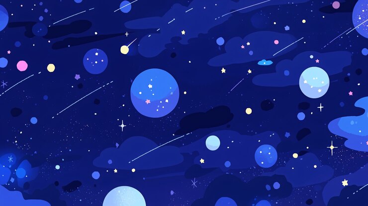 Free Photo anime style galaxy background