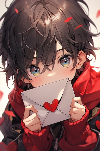 Foto gratuita stile di anime che celebra il giorno di san valentino