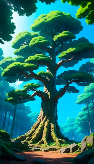 Illustrazione dell'albero dell'anime