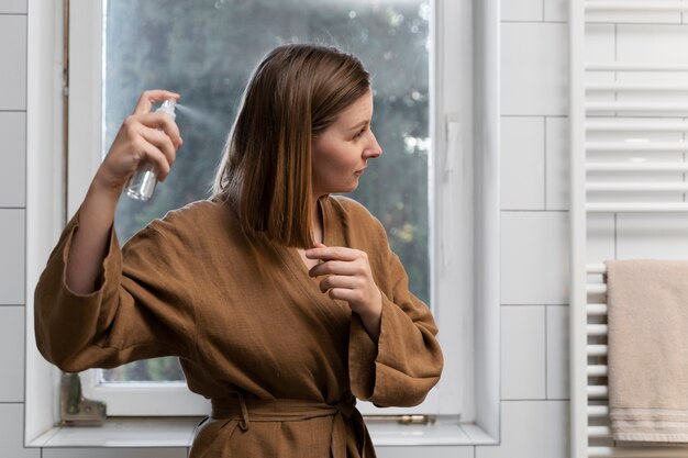 anti dandruff product applied on the hair: itchy scalp no dandruff