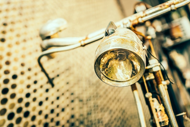 Antique focus of a bicycle
