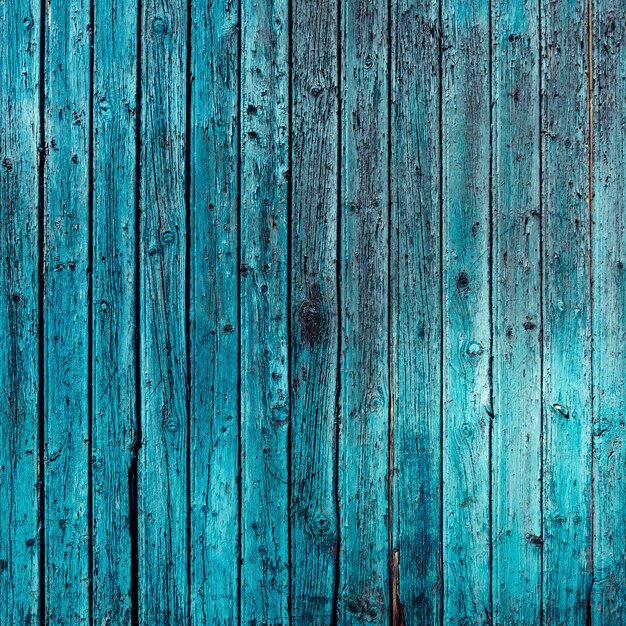 Antique turquoise wood