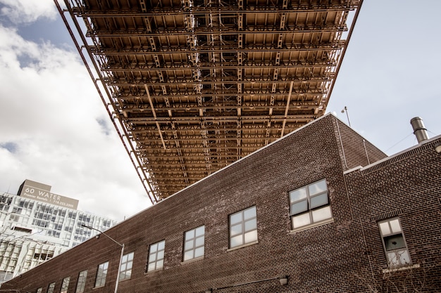 Apartments underneath the bridge