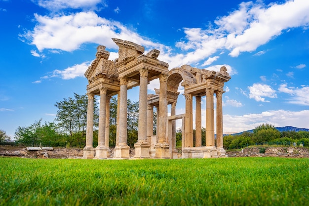 Foto gratuita antica città di afrodisia in turchia.