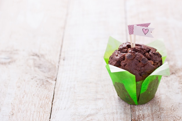 Appetitoso muffin al cioccolato