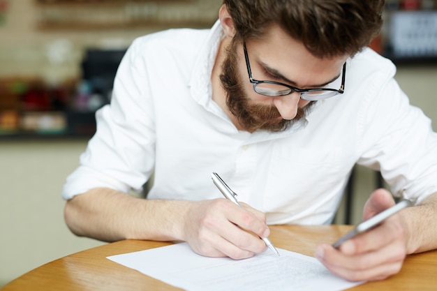 Foto gratuita domanda di lavoro