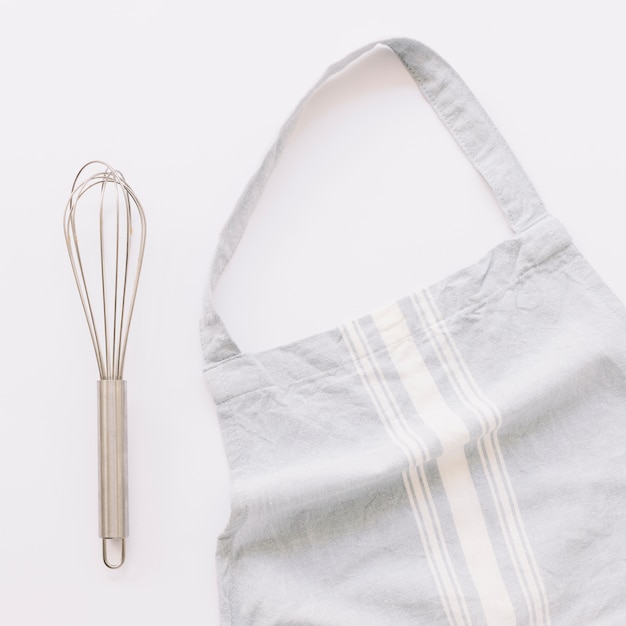 Free photo apron and beater