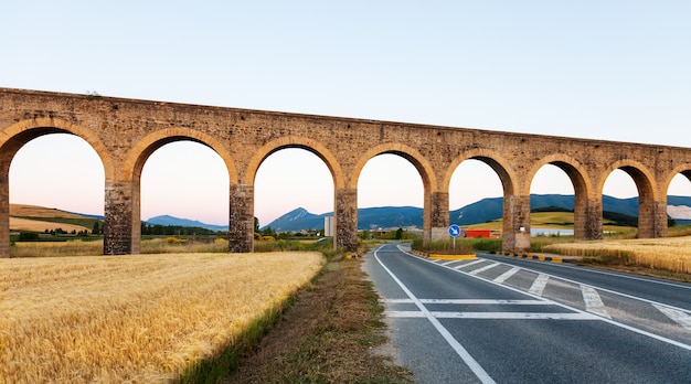 aqueduct near Pamplona. Navarre