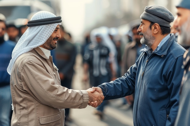 Foto gratuita popolo arabo che manifesta insieme