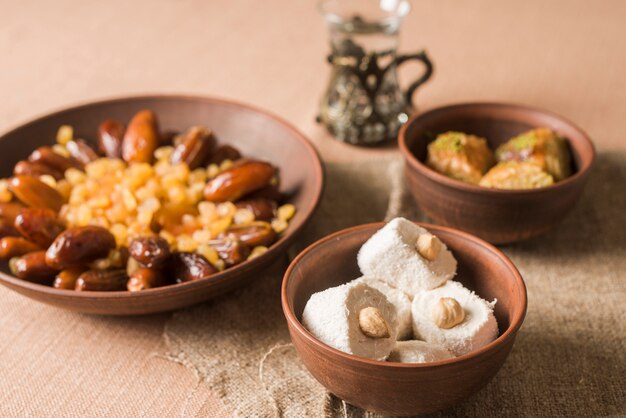 라마단을위한 아랍어 음식