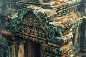 Free photo architecture of ancient monument for world heritage day celebration