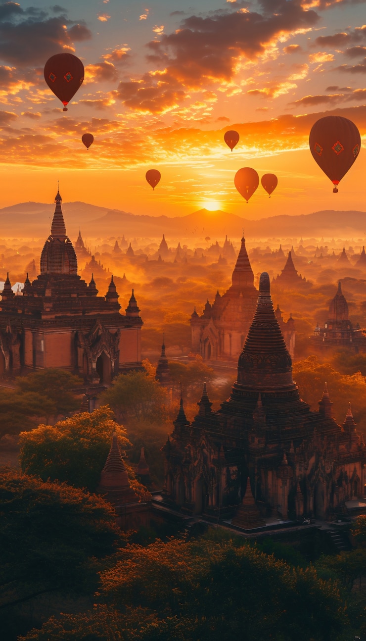 Free Photo architecture of ancient monument for world heritage day celebration