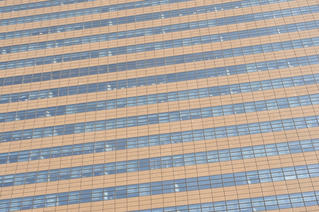 Architecture office building with glass window textures