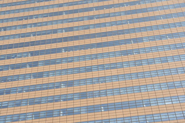 Architecture office building with glass window textures
