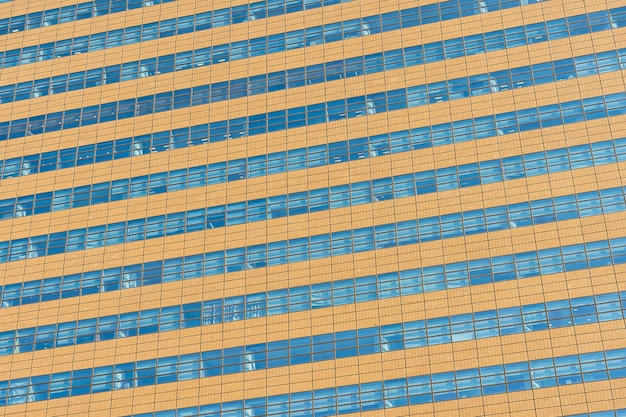 Architecture office building with glass window textures