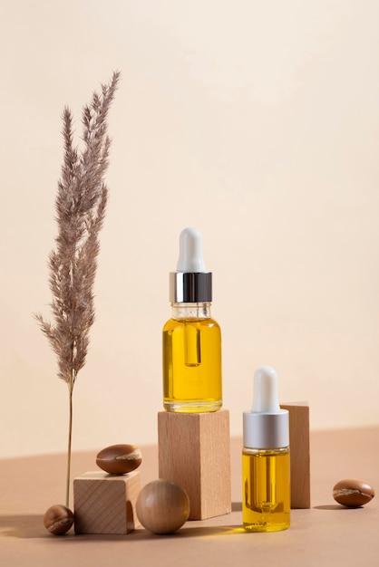 Argan oil in dropper bottle