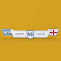 Free photo argentina vs england