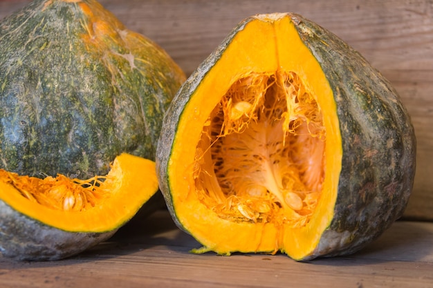 Argentine creole squash commonly called Tetsukabuto or Japanese