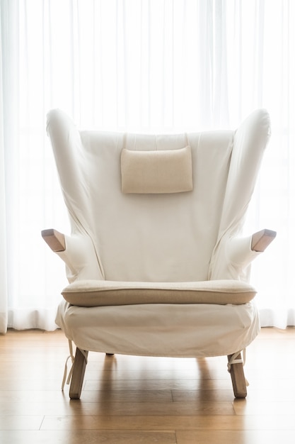 Free photo armchair with armrest front