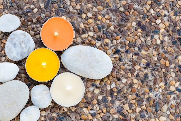 aroma candle and stone,Zen like