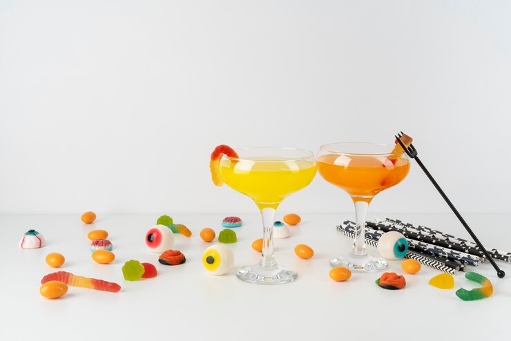 無料Photo 創造的なハロウィーンの要素の配置
