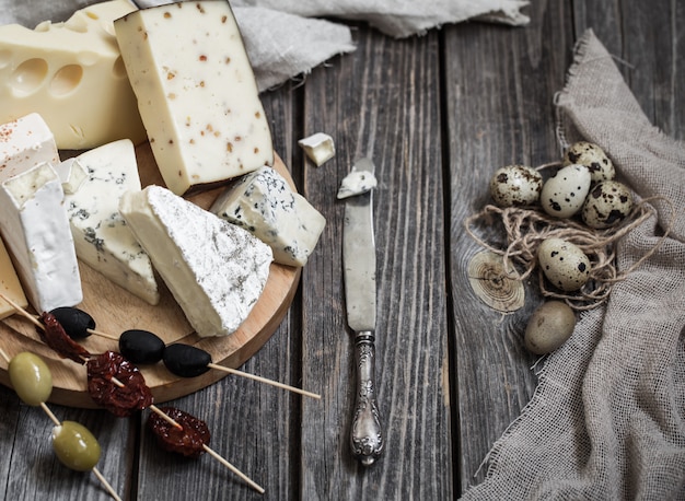 Arrangiamento di formaggi gourmet