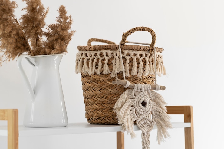 Free Photo arrangement of macrame handmade object
