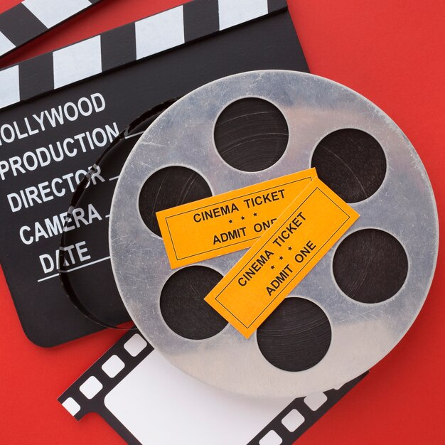 Film And Movie Reels  A PowerPoint Template from