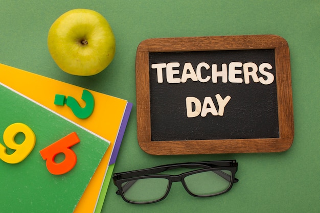 教師の日の要素の配置