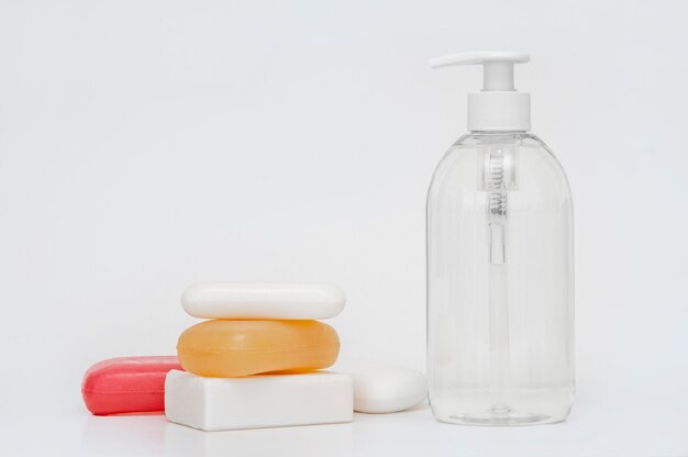 Arrangement of soaps in different forms