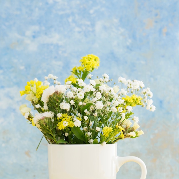 Arrangement with beautiful spring flowers