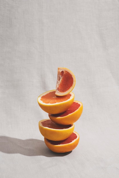 Arrangement with delicious grapefruit