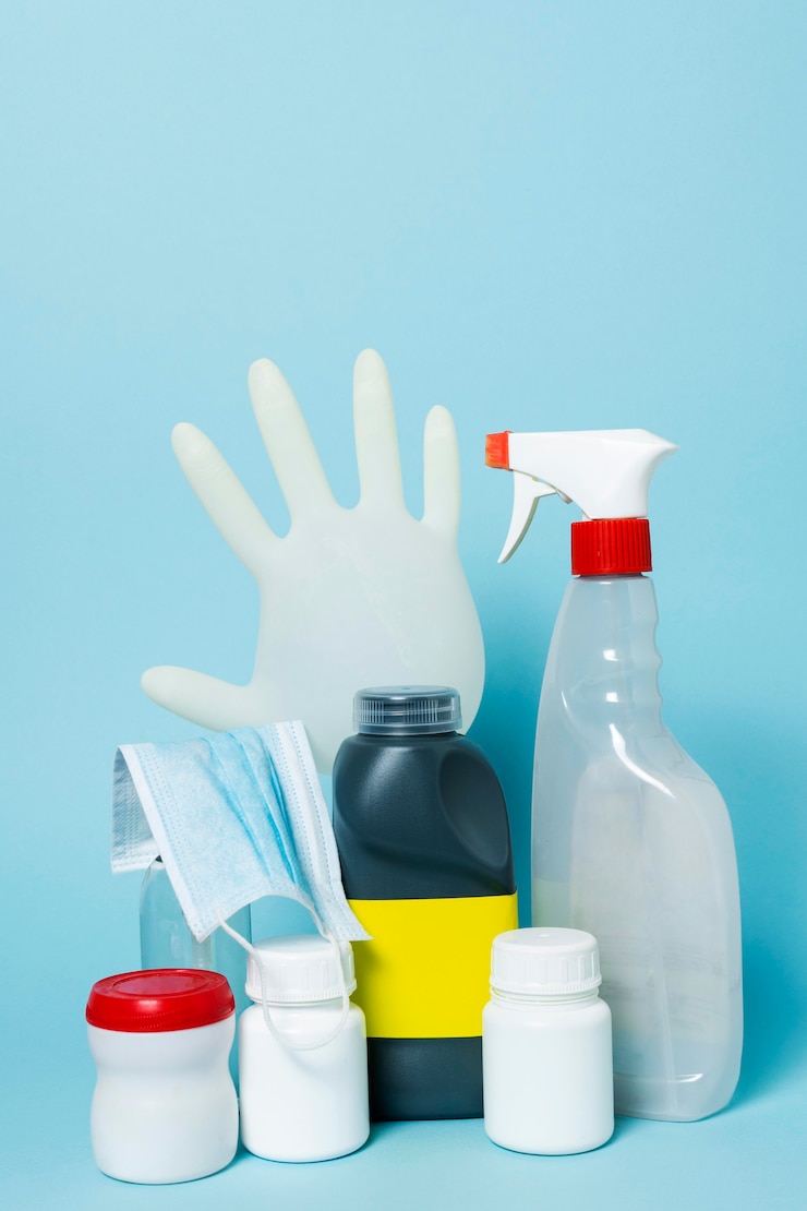Free Photo arrangement with sanitary products