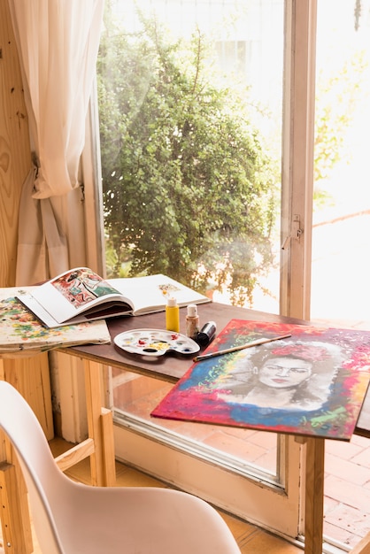 Art studio table