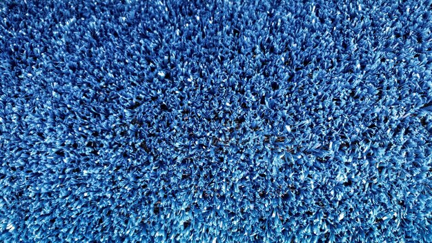 Искусственная трава синего цвета