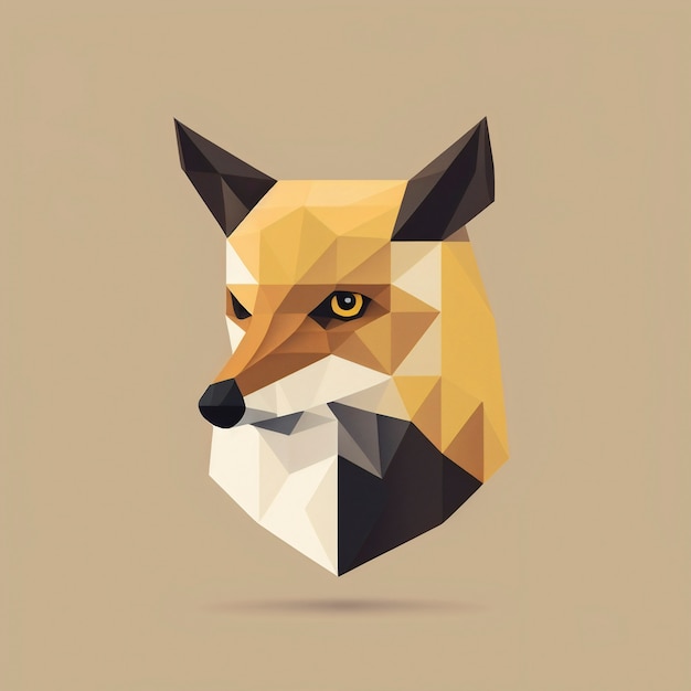 Artificial intelligence generated fox shape