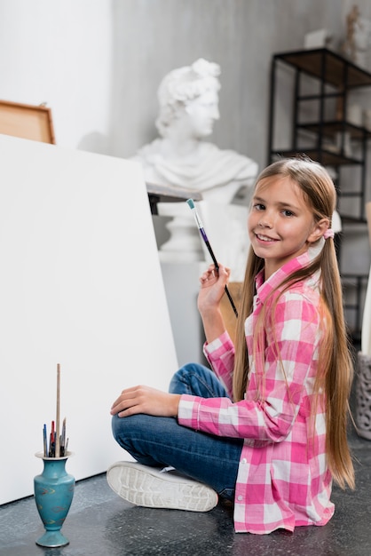 Artist concept with girl