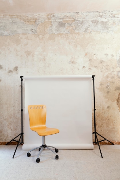 Oggetti di scena dell'artista per la fotografia in studio