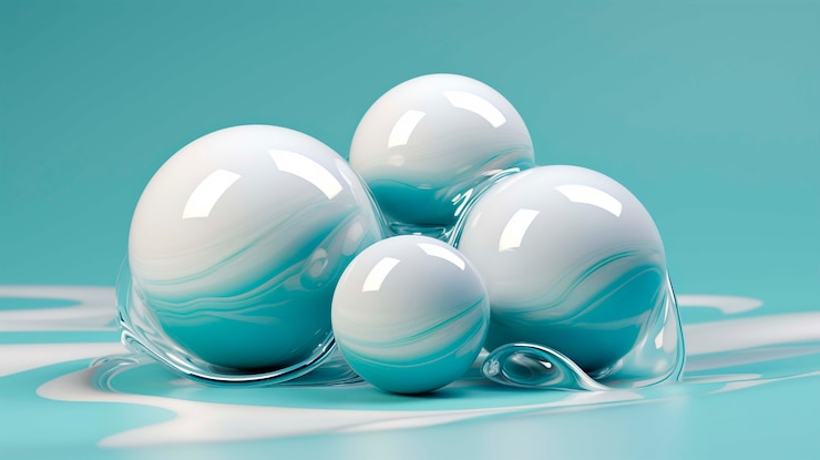 Free Photo artistic 3d modern sphere art