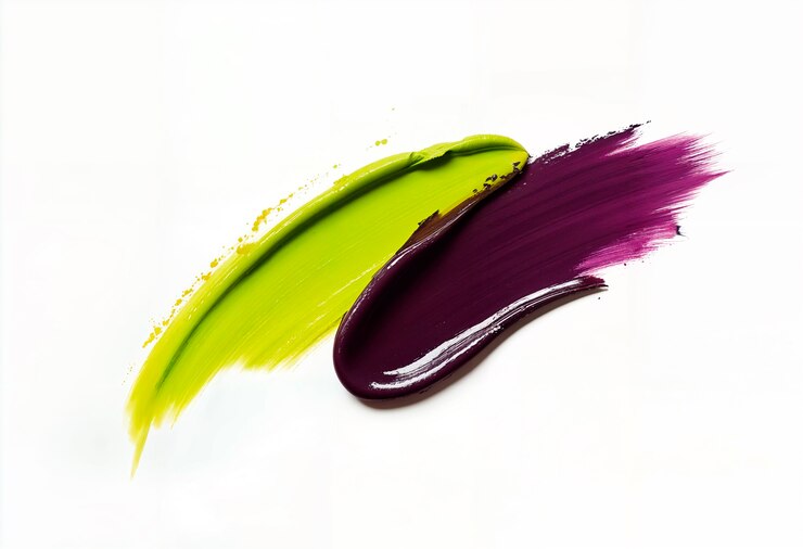 Free Photo artistic color strokes isolated