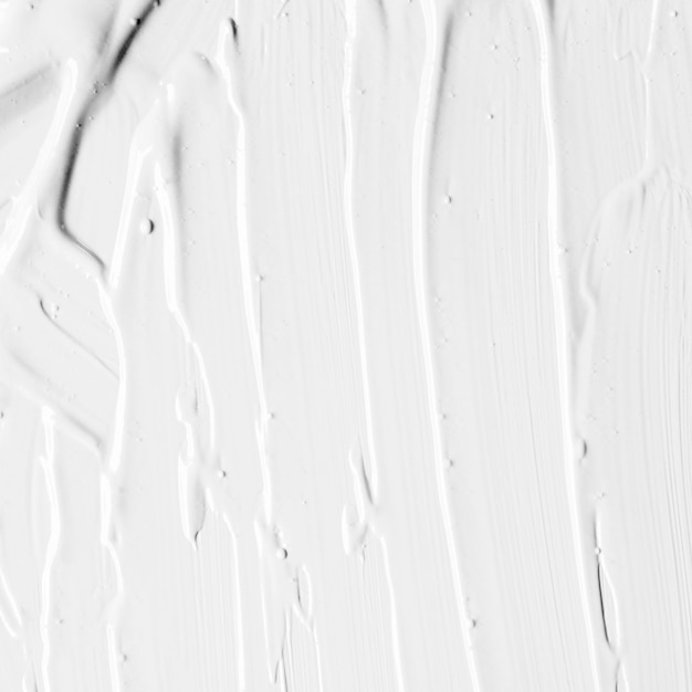 Artwork of abstract white paint layer