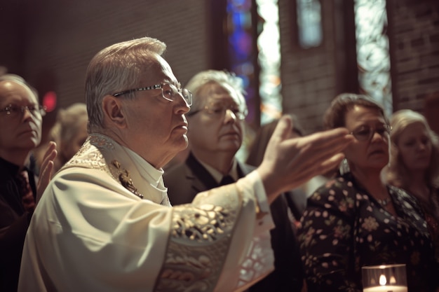 Free photo ash wednesday event celebration