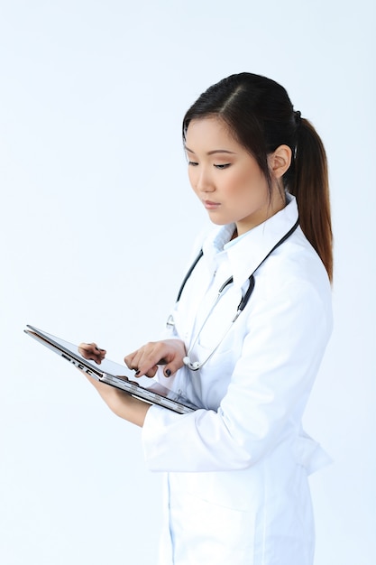 Asian female doctor, woman specialist