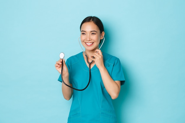 Free Photo asian healthcare female posing