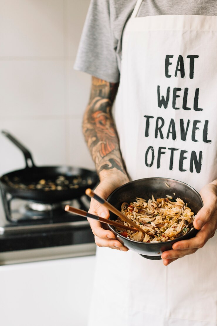 Free Photo asian rice meal