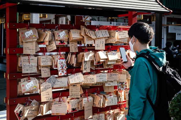 Foto gratuita luogo di attrazione turistica asiatica